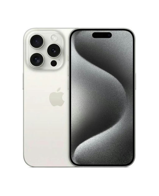 iPhone 15 Pro Titanio Blanco
