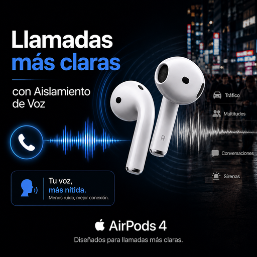 Llamadas más claras con Aislamiento de Voz